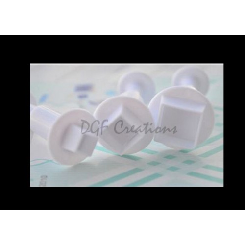 Square Plunger Cutter Set Of 3
